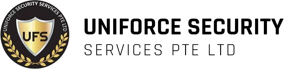 The logo of Uniforce Security Services Pte Ltd also known as UFS